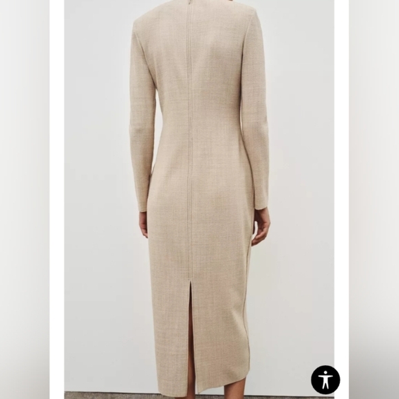 Zara ZW Collection Wool Tube Dress - Picture 4 of 7